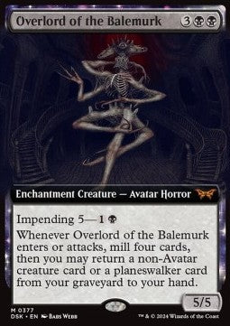 Overlord of the Balemurk (V.1)⁣ - Duskmourn: House of Horror: Extras⁣ (Mythic)⁣ [377]