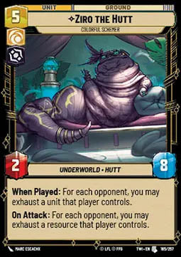 Ziro the Hutt, Colorful Schemer - Twilight of the Republic (Uncommon) [TWI-185]