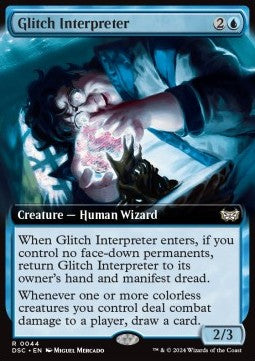 Glitch Interpreter⁣ - Commander: Duskmourn: House of Horror: Extras⁣ (Rare)⁣ [44]