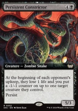 Persistent Constrictor⁣ - Commander: Duskmourn: House of Horror: Extras⁣ (Rare)⁣ [52]