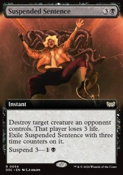 Suspended Sentence⁣ - Commander: Duskmourn: House of Horror: Extras⁣ (Rare)⁣ [54]