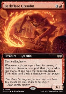 Barbflare Gremlin⁣ - Commander: Duskmourn: House of Horror: Extras⁣ (Rare)⁣ [55]