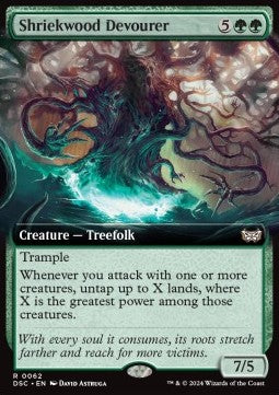 Shriekwood Devourer⁣ - Commander: Duskmourn: House of Horror: Extras⁣ (Rare)⁣ [62]