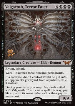 Valgavoth, Terror Eater (V.1) - Duskmourn: House of Horror: Promos (Mythic) [PDSK-120]