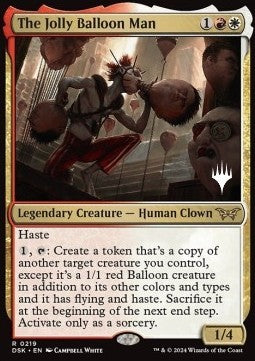 The Jolly Balloon Man (V.2) - Duskmourn: House of Horror: Promos (Rare) [PDSK-219]