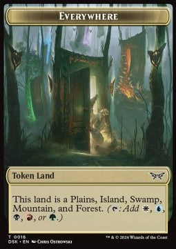 Everywhere Token⁣ - Duskmourn: House of Horror: Tokens⁣ (Token)⁣ [T16]