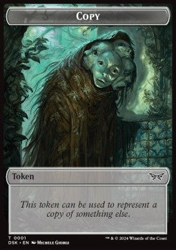 Copy Token // Everywhere Token - Duskmourn: House of Horror: Tokens (Token) [TDSK-T 1/16]