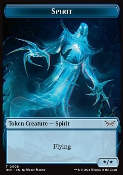 Spirit Token (U */*) // Gremlin Token (R 1/1) - Duskmourn: House of Horror: Tokens (Token) [TDSK-T 8/11]