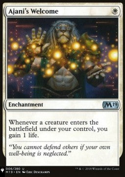 Ajani's Welcome - Mystery Booster 2 (Uncommon) [MB2-6]