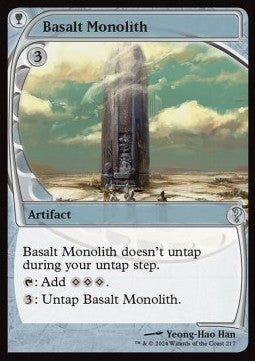 Basalt Monolith⁣ - Mystery Booster 2⁣ (Uncommon)⁣ [217]