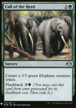 Call of the Herd - Mystery Booster 2: Reprints from Across Magic's History (Uncommon)