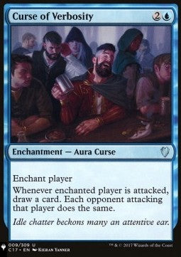Curse of Verbosity⁣ - Mystery Booster 2: Reprints from Across Magic's History⁣ (Uncommon)