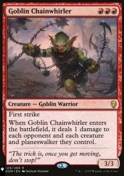 Goblin Chainwhirler⁣ - Mystery Booster 2: Reprints from Across Magic's History⁣ (Rare)