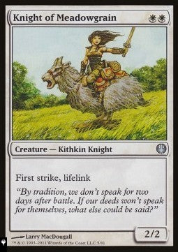 Knight of Meadowgrain - Mystery Booster 2: Reprints from Across Magic's History (Uncommon)