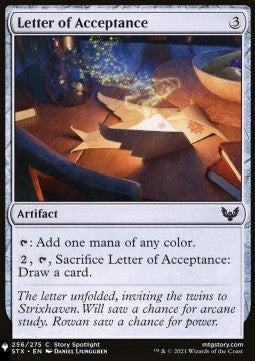 Letter of Acceptance - Mystery Booster 2: Reprints from Across Magic's History (Common)