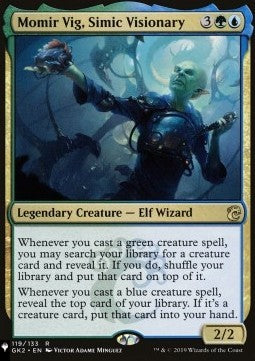 Momir Vig, Simic Visionary⁣ - Mystery Booster 2: Reprints from Across Magic's History⁣ (Rare)