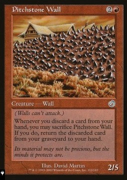 Pitchstone Wall - Mystery Booster 2: Reprints from Across Magic's History (Uncommon)