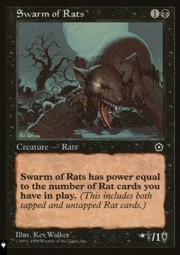 Swarm of Rats⁣ - Mystery Booster 2: Reprints from Across Magic's History⁣ (Common)