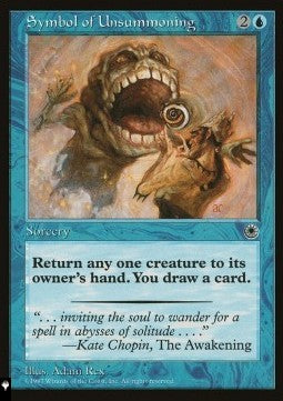 Symbol of Unsummoning⁣ - Mystery Booster 2: Reprints from Across Magic's History⁣ (Common)