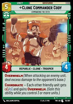 Clone Commander Cody, Commanding the 212th - Twilight of the Republic (Uncommon) [TWI-114]