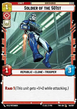 Soldier of the 501st - Twilight of the Republic (Common) [TWI-141]