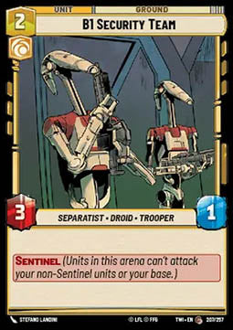 B1 Security Team - Twilight of the Republic (Common) [TWI-207]