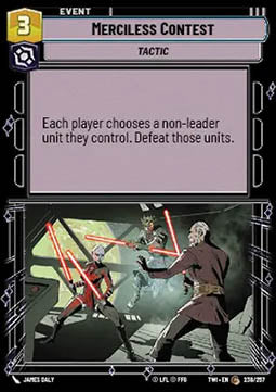 Merciless Contest - Twilight of the Republic (Common) [TWI-238]