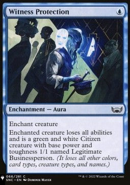 Witness Protection - Mystery Booster 2: Reprints from Across Magic's History (Common)