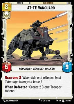 AT-TE Vanguard - Twilight of the Republic (Uncommon) [TWI-247]