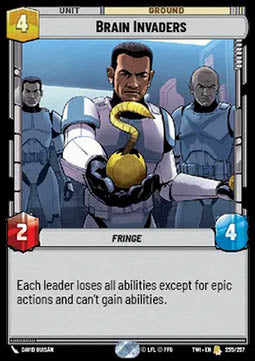 Brain Invaders - Twilight of the Republic (Rare) [TWI-255]