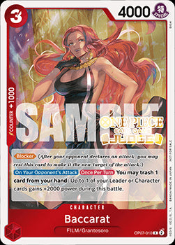 Baccarat (OP07-010) - Judge Promos (Rare) [JDG-OP07-010]