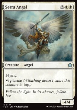 Serra Angel - Magic: The Gathering Foundations (Uncommon) [FDN-147]