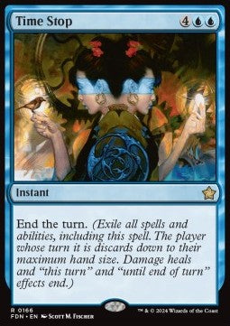 Time Stop⁣ - Magic: The Gathering Foundations⁣ (Rare)⁣ [166]