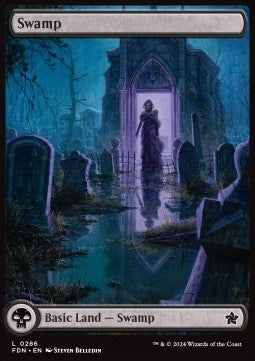 Swamp (V.1)⁣ - Magic: The Gathering Foundations: Extras⁣ (Land)⁣ [286]