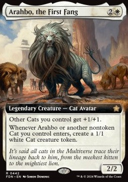 Arahbo, the First Fang (V.3) - Magic: The Gathering Foundations: Extras (Rare) [XFDN-442]