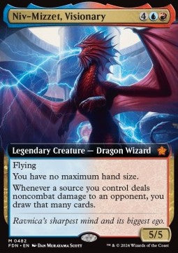 Niv-Mizzet, Visionary (V.3)⁣ - Magic: The Gathering Foundations: Extras⁣ (Mythic)⁣ [482]