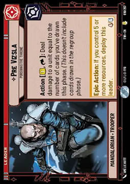 Pre Vizsla, Pursuing the Throne - Twilight of the Republic (Rare) [TWI-010]