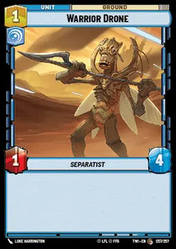 Warrior Drone - Twilight of the Republic (Common) [TWI-057]