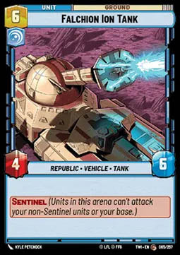 Falchion Ion Tank - Twilight of the Republic (Common) [TWI-065]