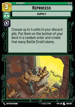 Reprocess - Twilight of the Republic (Uncommon) [TWI-088]