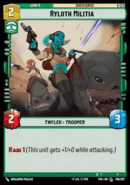 Ryloth Militia - Twilight of the Republic (Common) [TWI-108]