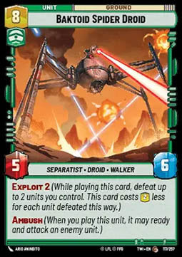 Baktoid Spider Droid - Twilight of the Republic (Common) [TWI-117]