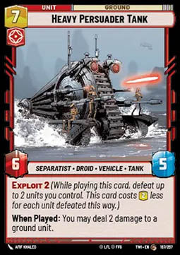 Heavy Persuader Tank - Twilight of the Republic (Common) [TWI-167]
