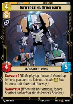 Infiltrating Demolisher - Twilight of the Republic (Common) [TWI-182]