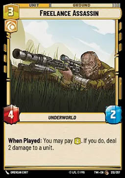 Freelance Assassin - Twilight of the Republic (Common) [TWI-212]