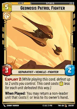 Geonosis Patrol Fighter - Twilight of the Republic (Common) [TWI-215]