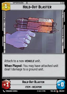 Hold-Out Blaster - Twilight of the Republic (Common) [TWI-256]