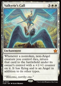 Valkyrie's Call⁣ - Magic: The Gathering Foundations⁣ (Mythic)⁣ [27]