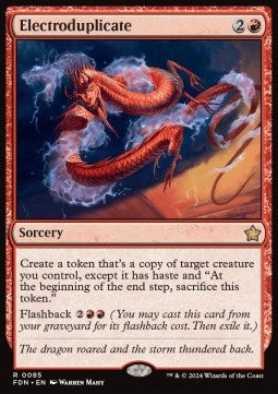 Electroduplicate - Magic: The Gathering Foundations (Rare) [FDN-85]