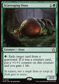 Scavenging Ooze⁣ - Magic: The Gathering Foundations⁣ (Rare)⁣ [232]